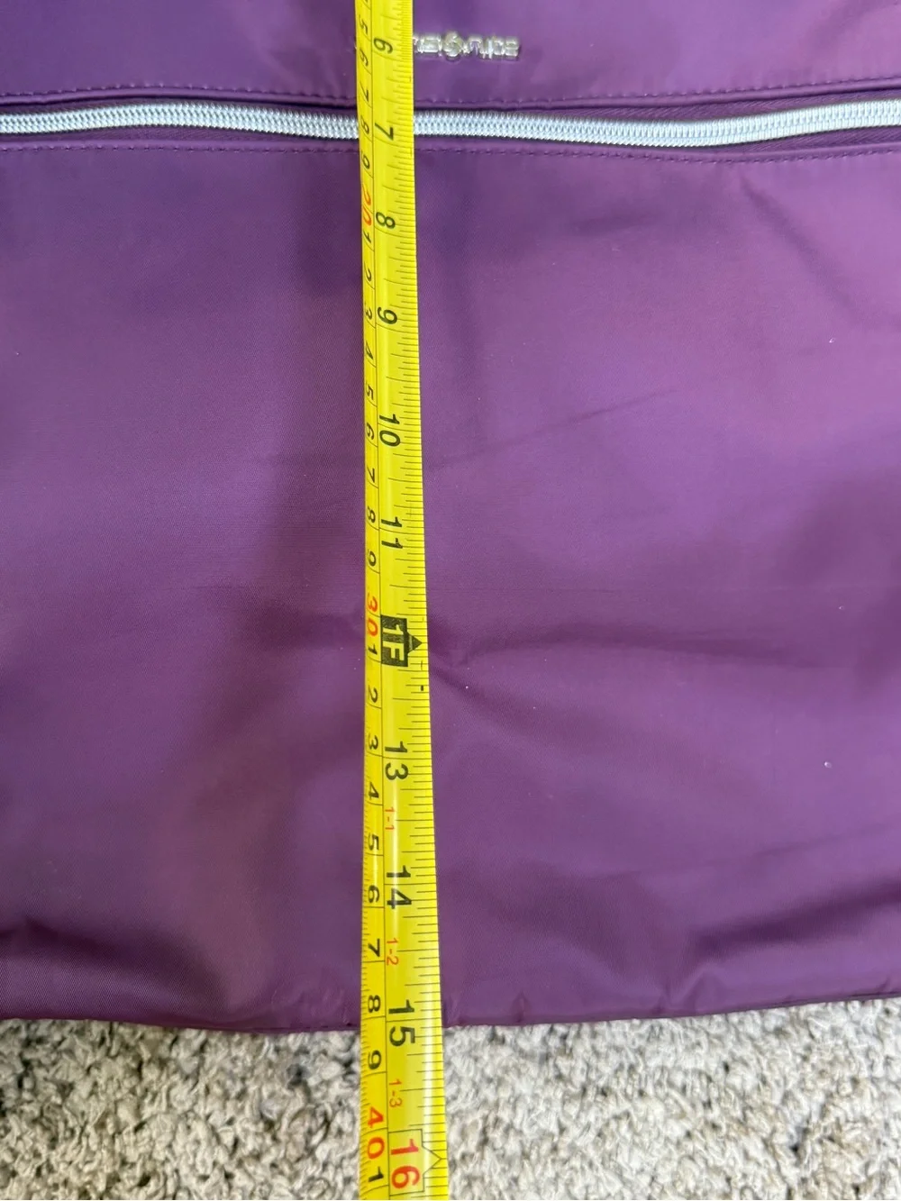 Samsonite Purple Duffel Travel Bag! NWOT!